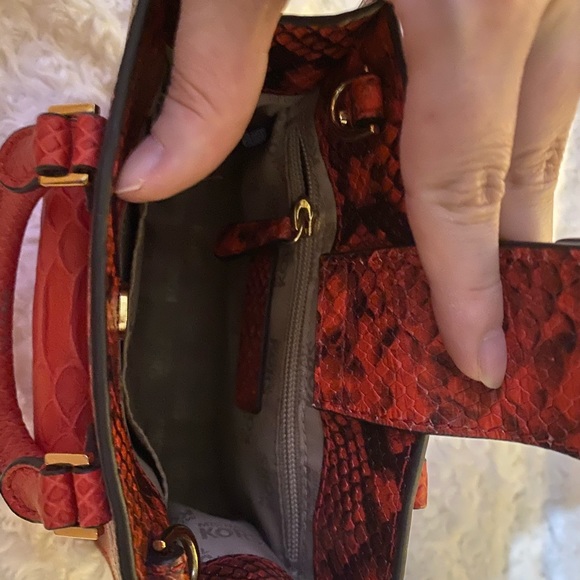 Michael Kors Snakeskin Handbag - Picture 5 of 6